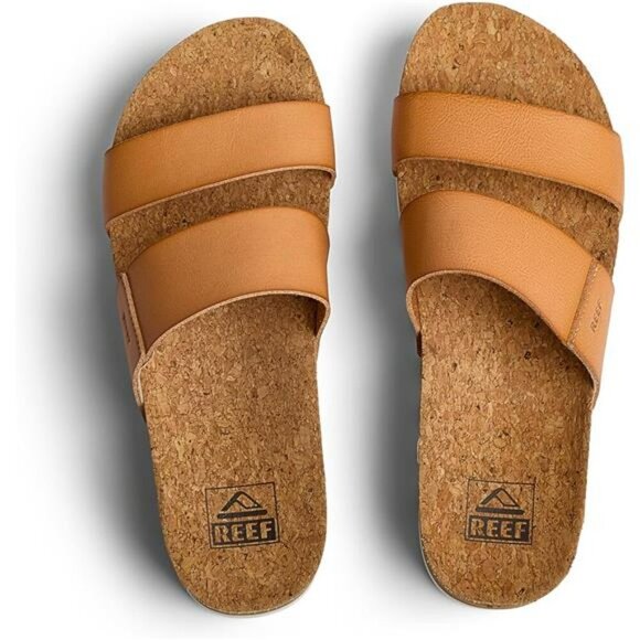 REEF Cushion Vista Hi Platform Sandals Women Vegan Leather Arch Support - Picture 5 of 7